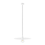 Lámpara de techo colgante Faro Plat E27 Ø50cm blanco mate — ref. 68146 (1)