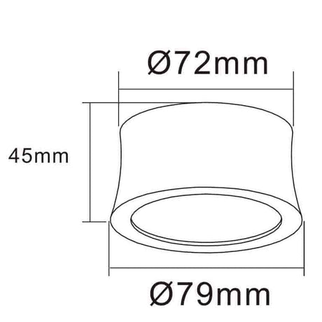 Mantra Gower Foco LED 3000K blanco — ref. 6830 (3)
