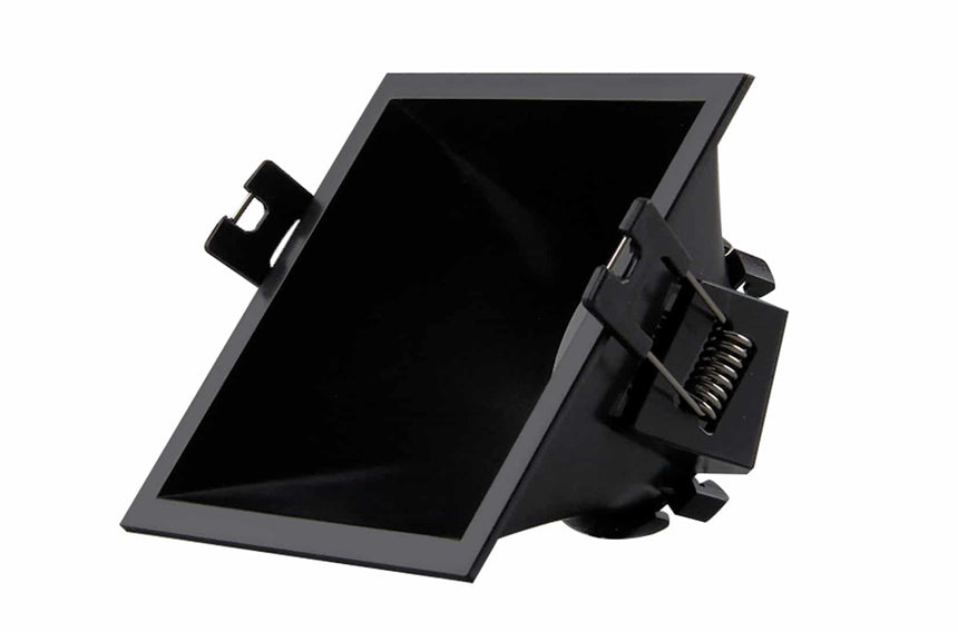 Mantra Lamborjini Empotrable GU10 cuadrado 9,3cm alto 6,9cm negro — ref. 6846 (1)
