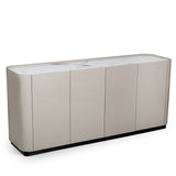 Aparador madera gris 4 puertas 180cm 68470