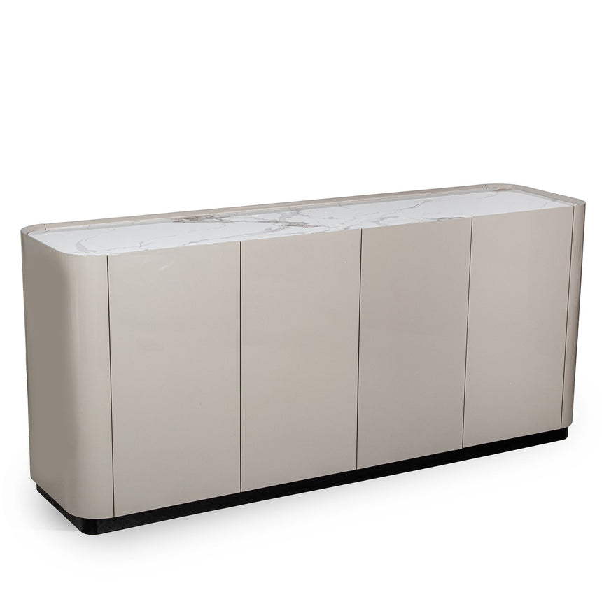 Aparador madera gris 4 puertas 180cm 68470