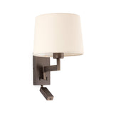 Faro ARTIS Lámpara aplique con lector bronce/beige 68492-02