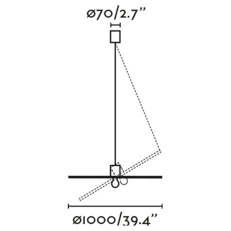 Faro 68590-70 - Dibujo técnico