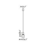 Faro 68592-1L - Dibujo técnico