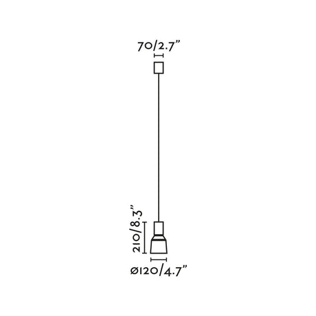 Faro 68592-1L - Dibujo técnico