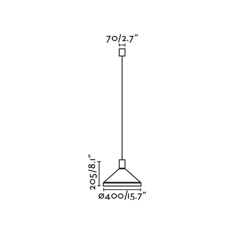 Faro 68595-1L - Dibujo técnico