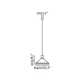 Faro 68597-1L - Dibujo técnico