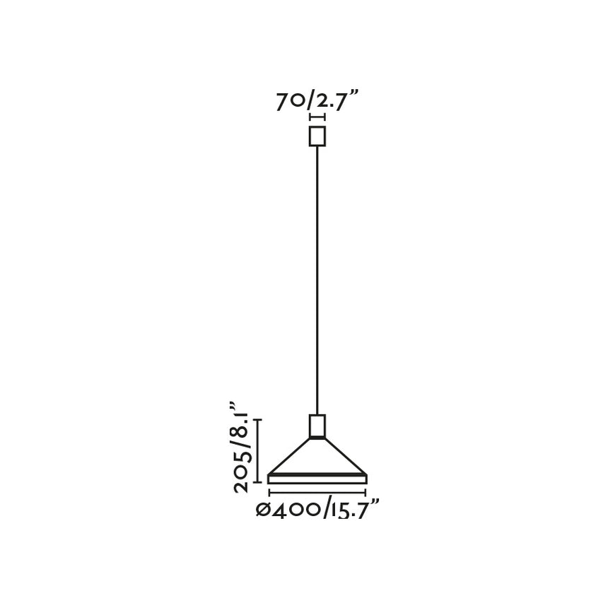 Faro 68597-1L - Dibujo técnico