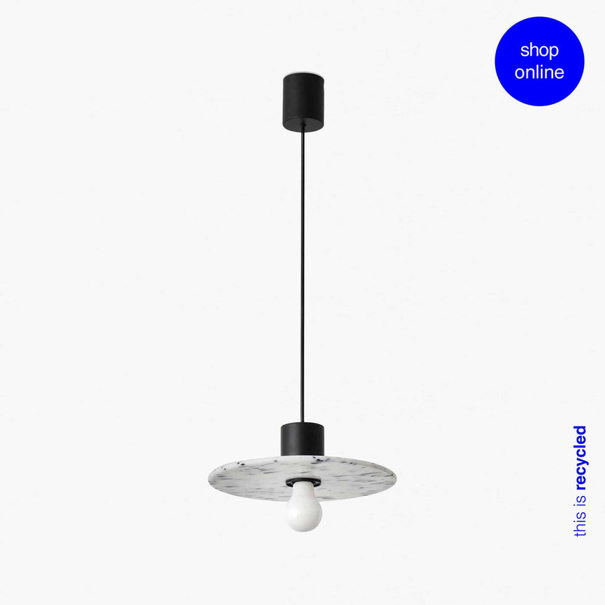 Faro CONFETTI 300 lámpara colgante marmóreo reciclada ø30cm 68600-50