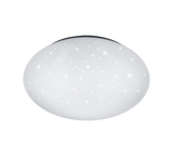 Plafón de baño Trio Paolo LED blanco 4000K regulable IP44 Ø37cm 6