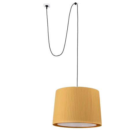 Lámpara de techo colgante Faro Samba grande E27 Ø50cm amarillo — ref. 68604-45 (1)