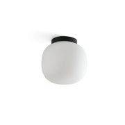 Plafón de techo Faro Amelia E27 negro mate IP44 68611