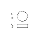 Lámpara de pared aplique Faro Aris LED negro mate 2700K 68626