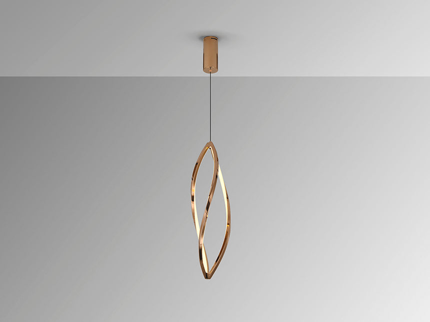 Schuller Adele Lámpara de techo colgante pequeña oro rosa 690355