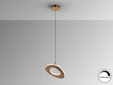 Lámpara de techo colgante Schuller Mirena 1 luz oro rosa acero 2700K vista 3