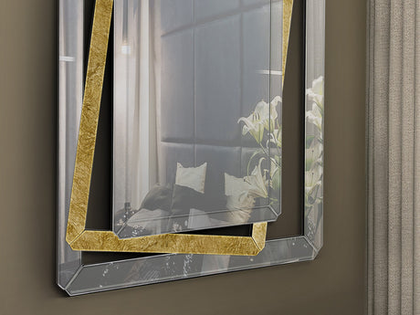 Espejo Schuller Nora pan de oro y negro 100x180cm vista 2