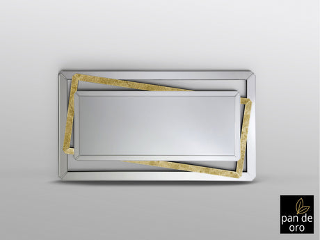 Espejo Schuller Nora pan de oro y negro 100x180cm vista 4