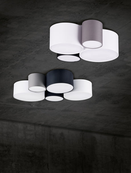 Plafón de techo Trio Hotel LED multicolor 3000K 50,5cm 693900417