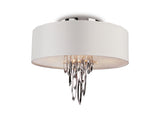 Plafón Schuller Domo 4 luces cromo Ø55cm 69441581