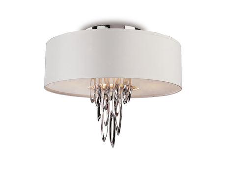Plafón Schuller Domo 4 luces cromo Ø55cm 69441581