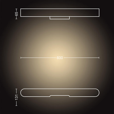 Philips Hue Luz de espejo baño Adore plata White Ambiance 25W IP44 2900lm 34083100 - imagen 7