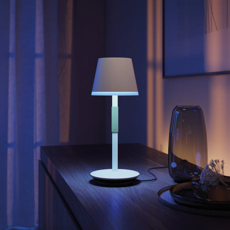 Philips Hue White and Color Ambiance Lámpara de mesa Go blanco RGBW 6W IP54 530lm 40457100 - imagen 5