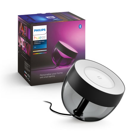 Philips Hue White and Color Ambiance Lámpara de mesa Iris negro RGBW 8W 871951426448900 570lm