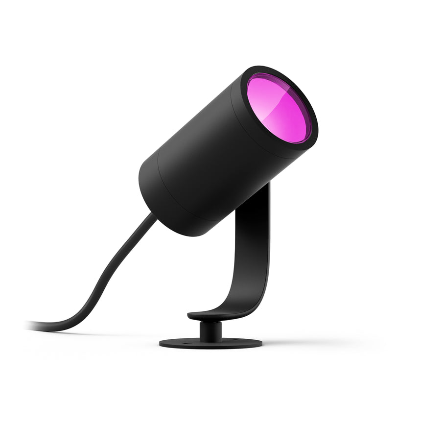 Philips Hue White and Color Ambiance Foco de jardín Lily negro RGBW 8W IP65 1741530P7 590lm - vista alternativa