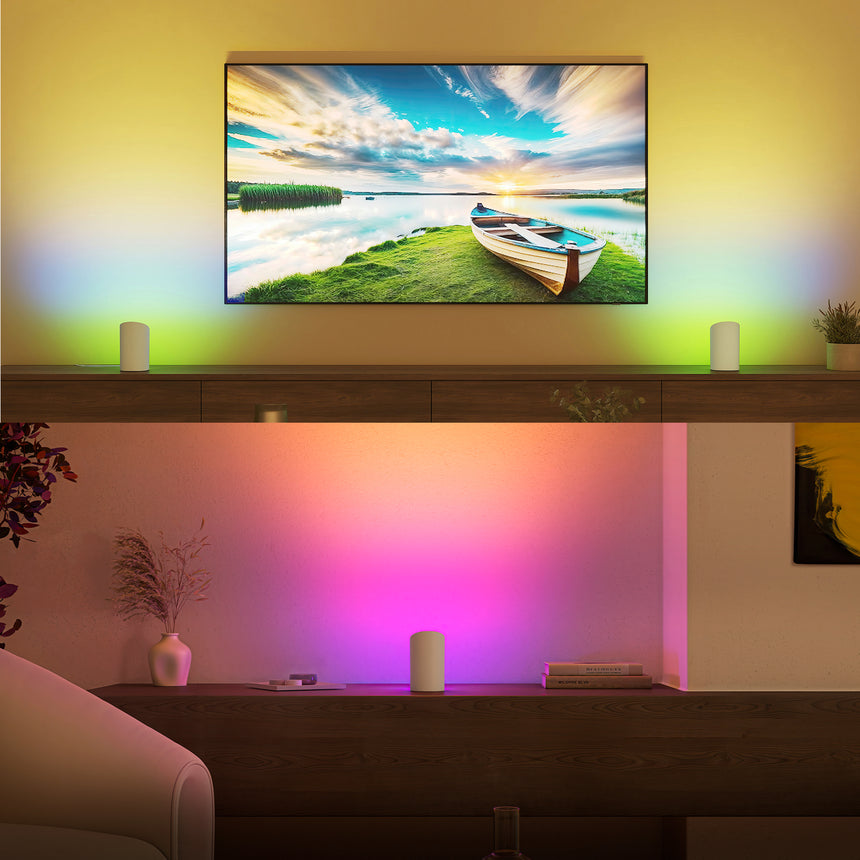 Philips Hue White and Color Ambiance Lámpara de mesa Play Wall washer blanco RGBW 20W (2 uds) 8720169385931 - imagen 5