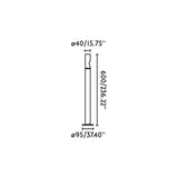 Faro BEZEL Lámpara baliza negro 70247