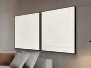 Bajorrelieve Schuller Albos pintura acrílica y negro 100x100cm 702539