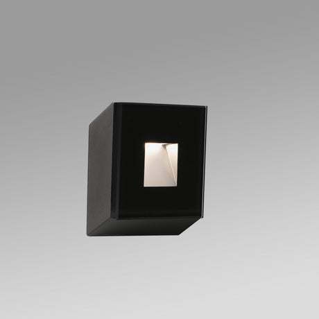 Empotrable de pared exterior Faro Dart LED 2700K IP65 100° sq negro mate — ref. 70273 (2)