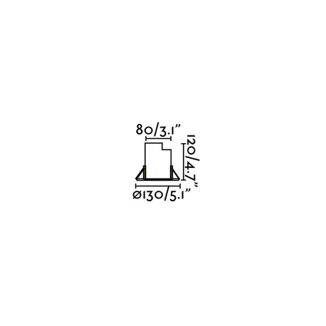 Faro 70304 - Dibujo técnico