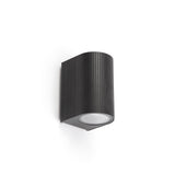 Aplique de exterior Faro Estela 10cm GU10 LED negro IP65 70322