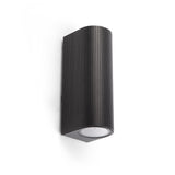 Aplique de exterior Faro Estela 18cm GU10 LED negro IP65 70327