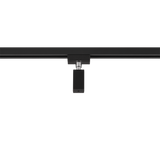 Plafón de techo Trio DUOline negro mate 3cm