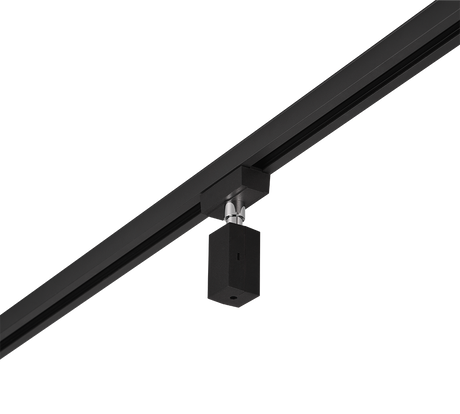 Plafón de techo Trio DUOline negro mate 3cm 703632