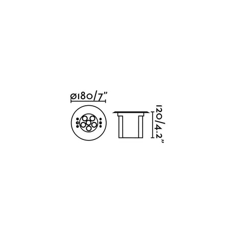Faro 70455 - Dibujo técnico