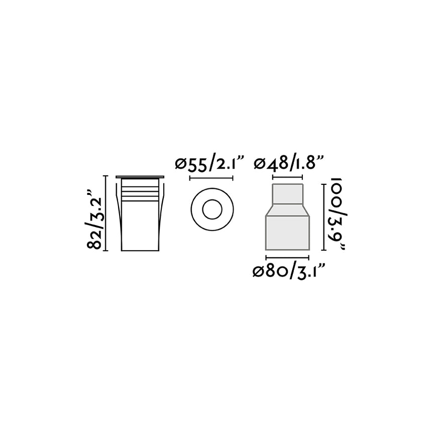 Faro 70459N - Dibujo técnico