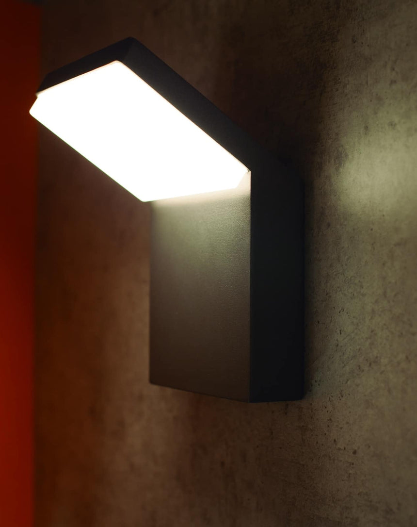 Mantra Alpine Aplique exterior LED  IP65 gris oscuro 7045