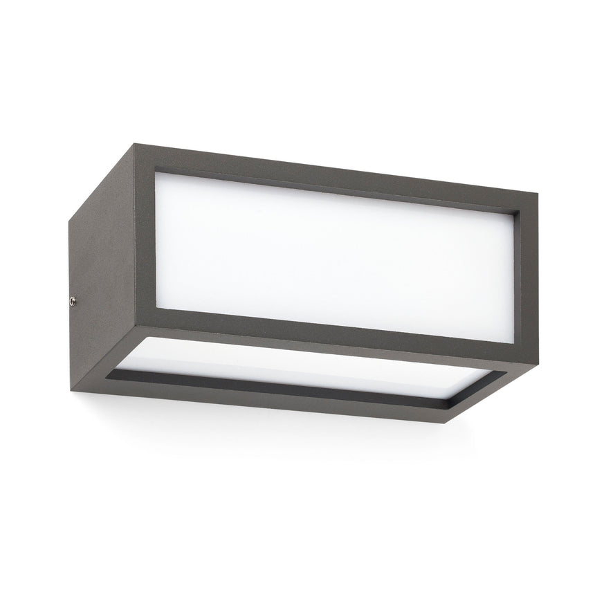 Faro Tejo Aplique Gris Oscuro E27