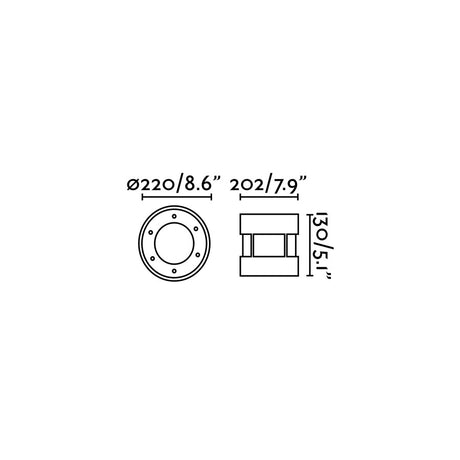 Faro 70587 - Dibujo técnico
