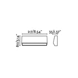 Faro Must-3 70659 MUST-3 LED Aplique gris oscuro