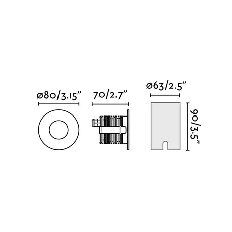Faro 70728 - Dibujo técnico