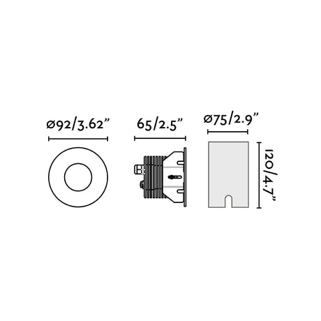 Faro 70729 - Dibujo técnico