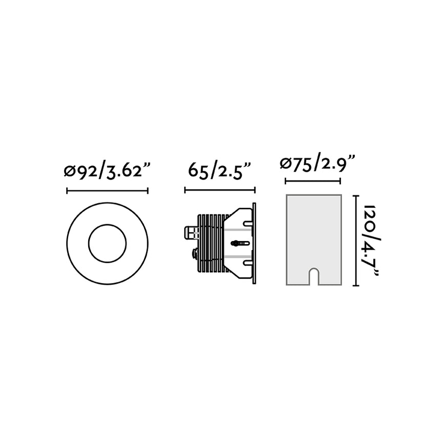 Faro 70732 - Dibujo técnico
