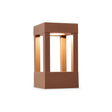 Faro Agra Baliza Marron Led 9W 3000K H20 Cms
