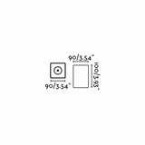 Faro Tami Plafon Gris Oscuro Led 9W 3000K 40°