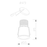 Mantra Guincho Empotrable LED  blanco 7082