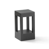 Baliza de exterior sobremuro Faro Agra 20cm LED 2700K IP55 gris oscuro — ref. 70840 (1)